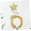 Angoily 1pc Kids Hair Accessories Turban Headband Star Hair Hoop Tinsel Headband Kids Headband Star Headpiece Foil Headband Star Headband Martian Antenna Headband Baby Scarf Christmas