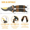Pruning Shears, Garden Shears - Hewog 8.5" Professional Premium SK5 Steel with Titanium Pruning Shears for Gardening, Ultra Sharp Durable Bypass Pruning Shears, Garden Scissors, Pruners