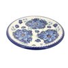 Blue Rose Polish Pottery Daisy Surprise Dinner Plate