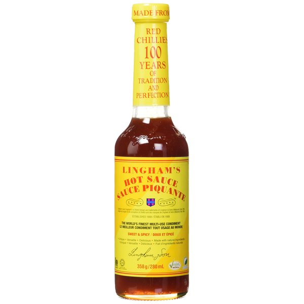 Lingham's HOT SAUCE ORIGINAL, 12.6 Ounce