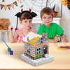 NonoTree Cozy - Kids Playhouse - Portable Cardboard Coloring House - Fun Kids Home Village Building Box - Arts & Crafts Toy for Children & Adults - Drawing Painting DIY Party - Creative Birthday Gift