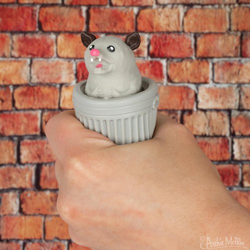 Accoutrements Archie McPhee Novelty Gag Gift: Surprise Popping Possum - Outdoor Trash Can Surprise! One Per Order - A Possum When You Least Expect It