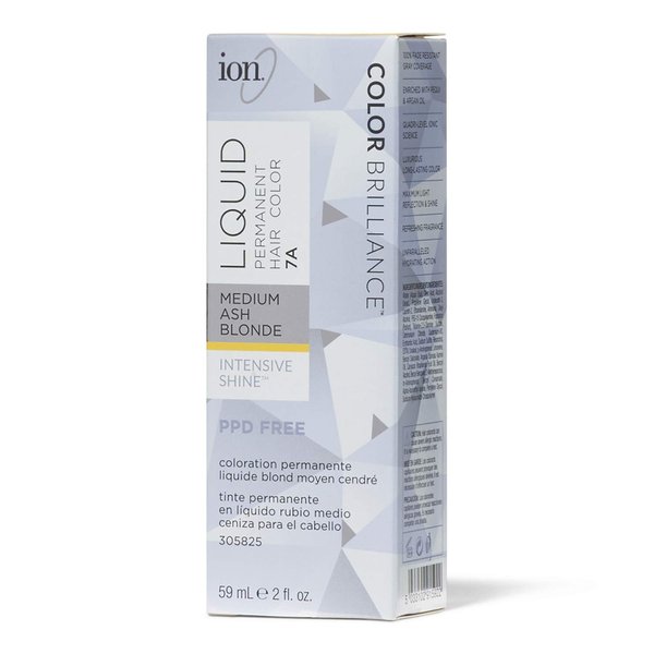 7A Medium Ash Blonde Permanent Liquid Hair Color