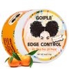 Edge Control Wax for Black Women - Strong Hold, Non-greasy Smoother for Black Hair, No Flaking or White Residue, Shine Hair Gel (Citrus Scent)