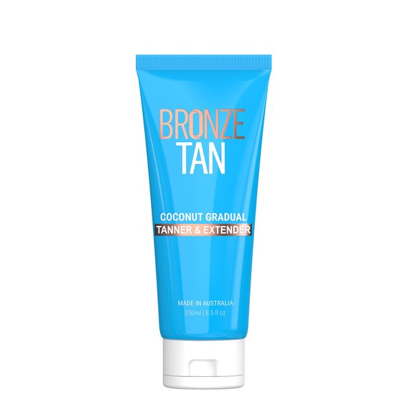 Bronze Tan Gradual Self Tanner Lotion & Tan Extender - Coconut Scented - Aloe Vera & Vitamin E Enriched - Streak-Free Nourishing Sunless Tanning Lotion (200ml)