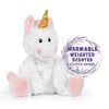 Warm Pals - Magical White Unicorn - 1.5lbs - Cozy Microwavable Lavender Scented Plush Toys - Heated Stuffed Animal - Heatable Coolable Bedtime Comfort Plushie