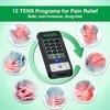 TESMED Trio 6.5: USB-Rechargeable TENS Unit for Pain Relief & EMS Muscle Stimulator, 36 Programs, 40 Intensity Levels, 4 Electrodes - EMS, TENS, and Massage - Ideal for Fitness and Pain Therapy