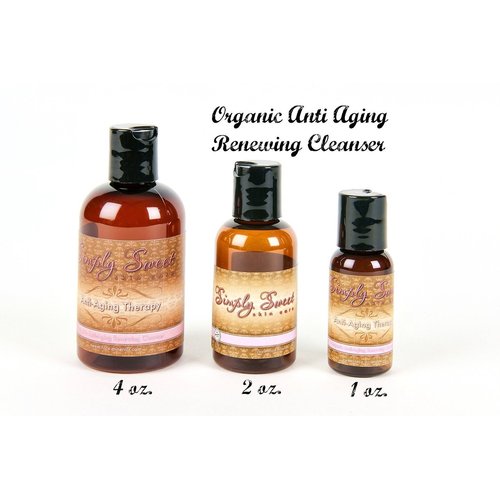 ANTI AGING KIT (4oz SET with BAG) Cleanser Toner Moisturizer Vitamin C Skin Care Facial Fine Lines Wrinkle Reducer Cell Pores Organic Vegan Face Firming Lotion