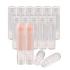 15 Pcs 0.5oz Lip Balm Tubes Empty DIY Lipstick Tubes Refillable 15g Lip Balm Containers Lip Gloss Tubes Deodorant Containers (clear)