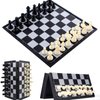 Chess Set Magnetic Travel Folding Board Games Portable Gifts for Kids and Adult, Magnetic Travel Chess Set, Folding Chess Board, Educational Board Game Set