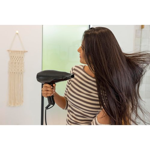 Andis 84030 Pro Dry Elite 1875 Watt Multi-Setting Tourmaline Ionic Styling Hair Dryer, 3 Heat and 2 Speed Settings, Styling Attachment, Extra-Long 8-Foot Cord, Black