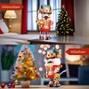 NUTCRACKER Christmas Building Blocks Set for Adult, Interactive Capsule Game Party Toy Building Set, Christmas Building Gifts for Boy Girl, Xmas Figures Display Building Model（721 Pieces）