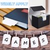 60 Pcs Trading Card Dividers White Card Separators with Tabs Blank Card Box Card Divider Cards for Sports Games, 2.71 x 3.8 Inches Fit for MTG TCG Sports Cards Card Games