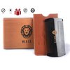 Premium 100% Oxhorn Dual-Action Beard Comb with Genuine Leather Case – the Perfect Beard Grooming Gift for Men by Man & Mane.