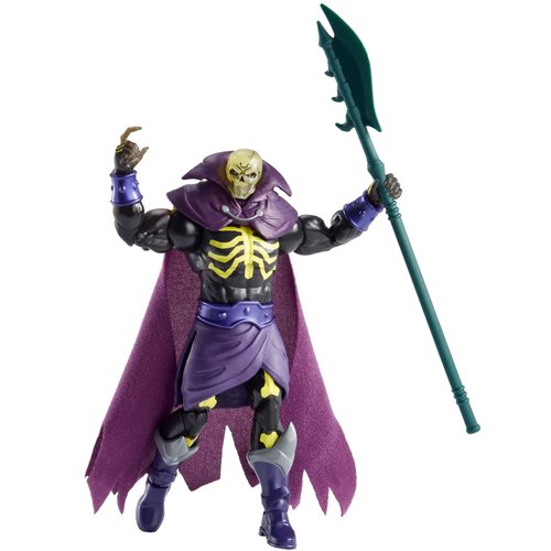 Masters of the Universe Masterverse Scare Glow Action Figure with Glow-in-The-Dark Head & Accessories, 7-inch Motu Collectible Gift for Fans 6 Years Old & Up