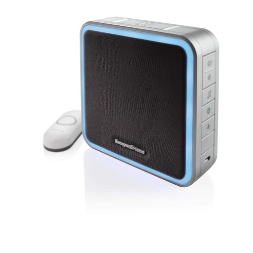 Honeywell Home RDWL917AX2000/E Doorbell Portable Wireless Doorbell & Push Button-9 Series, Blue
