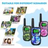 Nestling Walkie Talkies for Kids, 22 Channels 2 Way Radio Toy 3 KM Range, Best Christmas Birthday Gifts for 3-12 Year Old Kids to Outside Adventures, Camping, Hiking(3 Pack)