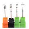 MZCMSL 4PCS Cuticle Clean Drill Bit Diamond Nail Bit Ball Head Stone File Manicure Pedicure Nail Art Tools