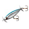 Cotton Cordell Crazy Shad Spinning Topwater Fishing Lure, Freshwater Fishing Gear and Accessories, 3", 3/8 oz, Chrome Blue Back