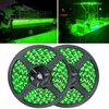 Seaponer Marine Led Strip Lights, Pontoon Light Strip for Jon Bass Boat Sailboat Kayak, Marine Led Lights for Boats Deck Light Light Courtesy Interior Lights Fishing Night, 12v, 10m(32.8ft), Green