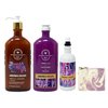 Bath & Body Works Aroma Oasis Hibiscus Mandarin Violet Trio Gift Set - Body Lotion - Body Wash + Foam and Essential Oil Mist - with a Lavender Dream Bar Soap - Full Size