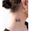 Thug Ink Temporary Tattoos - Volume III - 8 Temporary Tattoos ~ Face Tattoos ~ Money Bag, Compass, Alien Head, etc~ Thug Life ~ Fake Tattoos ~ Water-transfer Tattoos