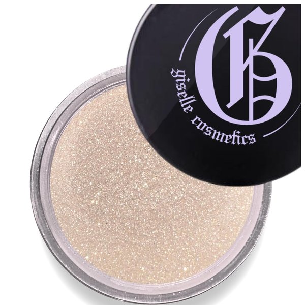 Giselle Cosmetics Pearl Diamond Mineral Loose Eyeshadow - Organic, Talc Free, High Pigment, Non-Toxic Make Up - Shimmer, Glitter, Iridescent Eyeshadow Palette - Natural Moondust Eye Shadow