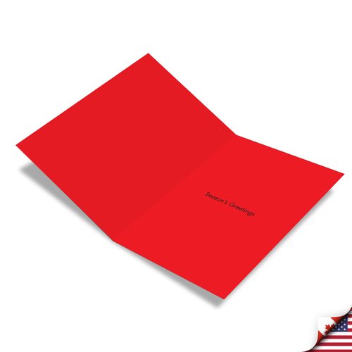 The Best Card Company - 12 Boxed Christmas Greeting Cards (1 Design, 12 Cards) - Tropical Beach and Vacation Holidays, Bulk Set - Holiday Palms B3273AXSG