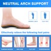 Kelaide Arch Support Insoles Relief Plantar Fasciitis, Comfort Orthotic Inserts for Flat Feet, Feet Pain, Pronation, Shoes Insoles for Men and Women Blue
