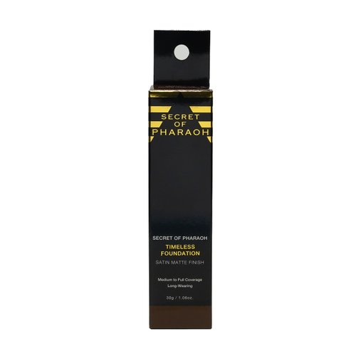 EBIN NEW YORK Secret of Pharaoh Timeless Foundation – Dark Chocolate | Buildable Coverage Satin Matte Finish Oil Absorbing All-day Lasting Lightweight Formula