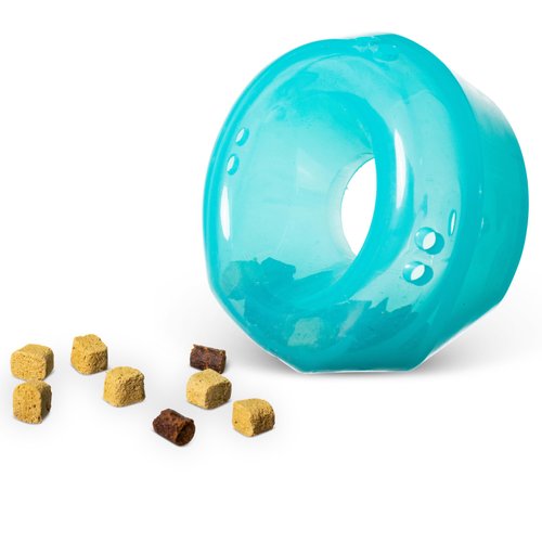 Messy Mutts Stuff’n Wobble Ball | 5” Fillable Dog Toy | Interactive Puzzle Ball for Dogs | Engaging Treat Dispensing Toy for Dogs