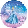 Cinderella Birthday Party 6pc Foil Balloons Bouquet Decorations