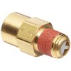 Control Devices P2525-1WA Brass Ball Check Valve, 1/4" NPT Female x NPT Male