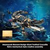 WINGIFT 541 Piece Crocodile Building Sets, Sea Creatures Idea Model Building Kit, STEM Dinosaur World Park Building Toy, Mechanical Animal Building Set,Christmas Birthday Gifts for Boys,Teens, Adults