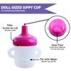 Doll Buddies 4 oz Sippy Cup (3 Pack) | Plastic Sippy Cups for Baby Alive Dolls Drinking Accessories