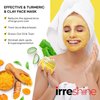 irreshine Turmeric Vitamin C Clay Mask: Turmeric Face Mask Vitamin C Clay Mask Clay Mask for Face Clay Face Mask - Vitamin C Clay Mask with Turmeric Vitamin C Face Mask 5.07oz/150ml