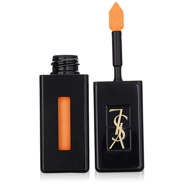 Yves Saint Laurent Vernis A Levres Vinyl Cream Lip Stain, 408 Corail Neo-pop, 0.18 Ounce