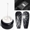 Spider Gel Nail Polish Art UV Led Professional Nail Paint UV Color Gel Lacquer Embossing Pull Wire Spider Gel (White)