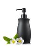 304 Stainless Steel Countertop Black Soap Dispenser Rust Resistant Leak-Proof Liquid Hand Sanitizer Pump with Hopper，for Kitchen Sink, Countertop, Bathroom (13.5oz/400ml)…
