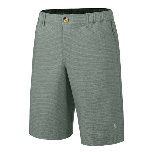 Little Donkey Andy 12 Inch Inseam Golf Shorts for Men Bermuda Quick Dry Elastic Waist Shorts for Hiking Travel Casual Green M