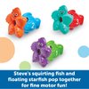 Learning Resources Steve The Scoop & Splash Shark, 7 Pieces, Ages 18 Months+, Toddler Learning Toys, Baby Toys ,Toddler Bathtub,Pool Toys, Water Toys