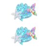 Mermaid Hair Clips Starfish Hair Clip Shell Hair Pins Multicolor Sparkling Hair Clips Accessories for Women and Girls Birthday Beach Party Headpiece (F)