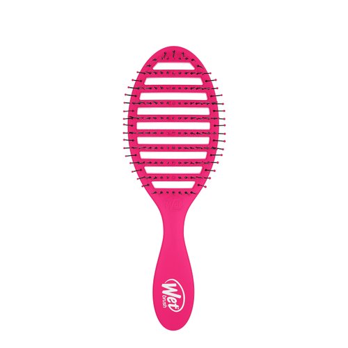 Wet Brush Speed Dry Hair Brush - Pink - Vented Design and Ultra Soft HeatFlex Bristles Are Blow Dry Safe With Ergonomic Handle Manages Tangle and Uncontrollable Hair - Pain-Free