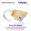 Rolyan Palm Protector for Left Hand, Left Handed Glove for Finger Contracture Prevention, Comfortable Hand Cushion with Soft Sherpa Lining and Palm Pad to Prevent Hand Contractures