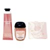Bath & Body Works Champagne Toast - Duo Gift Set Travel Size - Hand Cream and Hand Gel Sanitizer With a Himalayan Salts Springs Sample Soap.