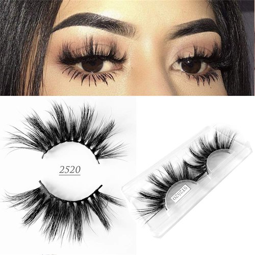 False Eyelashes Cat Eyes Wispy Natural Faux Mink Lashes Pack Light Volume Short Fake Eye Lashes Multipack (st2520)