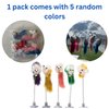 5 pcs of Interactive cat Toy with Suction for Indoor Cats with self Play Hanging Feather Mouse Toy
