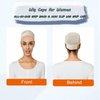 lucicass Wig Cap Wig Grip Cap for Keeping Wigs in Place Non Slip Wig Cap with Velvet Wig Grip Band Make Your Wig Be Glueless Wig Caps for Women(Nude)
