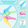 MOMUSE Baby Teething Relief Toys for 6-12 Months, Baby Teether Keys Car Musical Toy for 6 9 12 18 36 Months, Food Grade Silicone Sensory Chew Toy Travel Toys Gifts for Infant Baby Boys & Girls