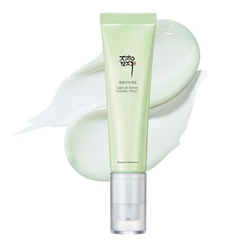 Beauty of Renforcer Light On Serum Centella Vitamin C Serum - Dark Spot Corrector for Fine Lines, Pigmentation, and Hydration – Korean Skin Care Moisturizer for Men and Women, 30ml (1 fl. oz)